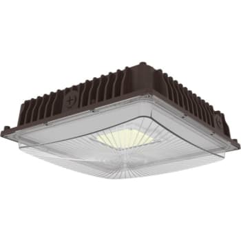 Halco 28w Integrated Led Brnz Water Resistant Ip65 Canopy Light 3000/4000/5000k