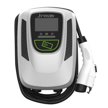 Image for Light Efficient Design Breezev 48a Lvl 2 Electric Vehicle Charging Station (2-Yr. Ampup Lite Plan) from HD Supply