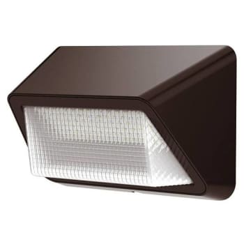 Image for Eran 28w Int Led Bronze Outdoor Refractor Wallpack Light 3500 Lumens 4000k from HD Supply