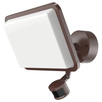Image for Eran 55w Int Led 60-Degree Bronze Motion Outdoor Large Flood 5500 Lumens 4000k from HD Supply