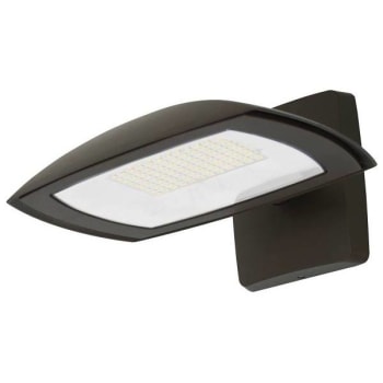 Image for Eran 80w Int Led Bronze Outdoor Wall Pack Flood Light 8000 Lumens 4000k from HD Supply