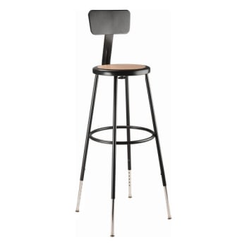 Image for National Public Seating 32 -39" Height Adjustable Heavy Duty Steel Stool from HD Supply
