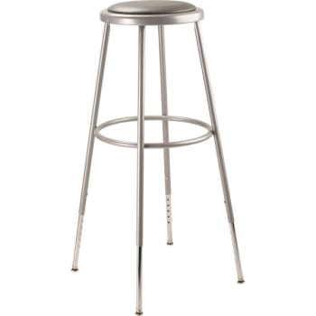 Image for National Public Seating 32"-39" Height Adjustable Heavy Duty Vinyl Steel Stool from HD Supply