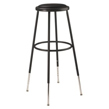 Image for National Public Seating 32 -39" Height Adjustable Heavy Duty Vinyl Steel Stool from HD Supply