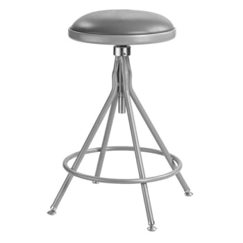 Image for National Public Seating 24 -30" Height Adjustable Heavy Duty Vinyl Steel Stool from HD Supply