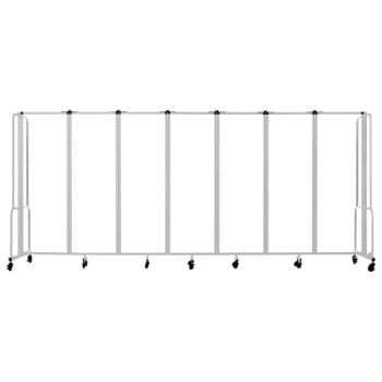 Image for National Public Seating Room Divider, 6' Height, 7 Sections,clear Acrylic Panels from HD Supply