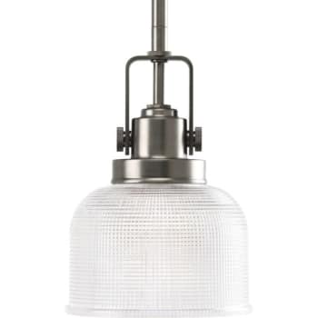 Image for Progress Lighting Archie Antique Nickel One-Light Mini-Pendant from HD Supply