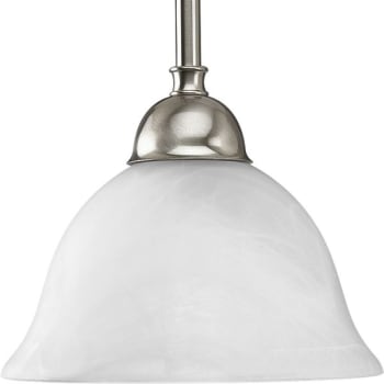 Image for Progress Lighting Avalon 8 In. 1-Light Pendant Fixture (Brushed Nickel) from HD Supply