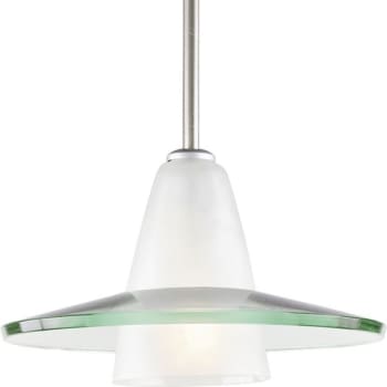 Image for Progress Lighting Brushed Nickel 12 One-Light Pendant from HD Supply