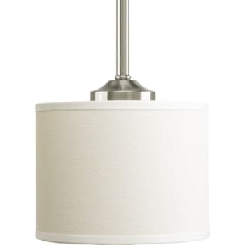 Image for Progress Lighting Inspire 7 In. 1-Light Mini Pendant Fixture (Brushed Nickel) from HD Supply