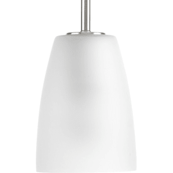 Image for Progress Lighting Leap 5 In. 1-Light Pendant Fixture (Brushed Nickel) from HD Supply