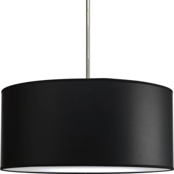 Image for Progress Lighting Markor Black Parchment 22 Drum Shade Modular Pendant System from HD Supply