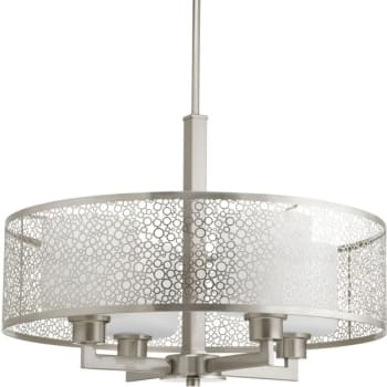 Image for Progress Lighting Mingle 21 In. 4-Light Pendant Fixture (Brushed Nickel) from HD Supply