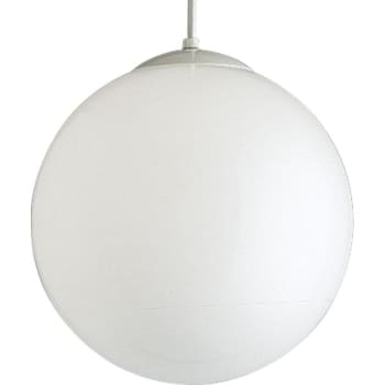 Image for Progress Lighting Opal Globes 14 In. 1-Light Pendant Fixture (White) from HD Supply