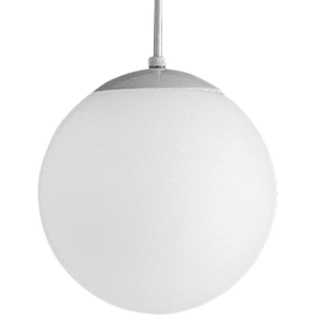 Image for Progress Lighting Opal Globes 10 In. 1-Light Pendant Fixture (White) from HD Supply