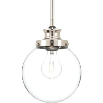 Image for Progress Lighting Penn 7 In. 1-Light Pendant Fixture (Polished Chrome) from HD Supply