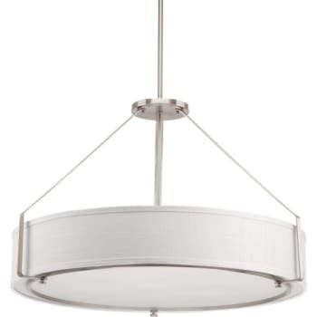 Image for Progress Lighting Ratio 30 In. 6-Light Pendant Fixture (Brushed Nickel) from HD Supply