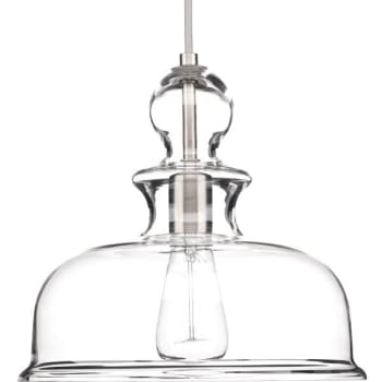 Image for Progress Lighting Staunton Brushed Nickel 12 One-Light Pendant from HD Supply