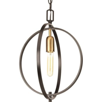 Image for Progress Lighting Swing Antique Bronze One-Light Small Pendant from HD Supply