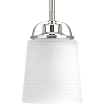 Image for Progress Lighting West Village Brushed Nickel One-Light Mini-Pendant from HD Supply
