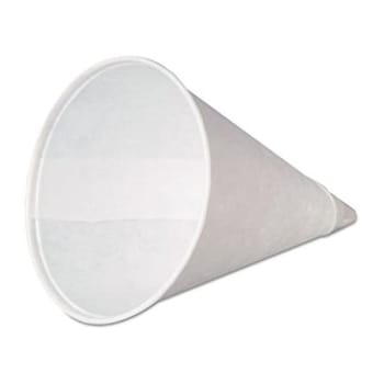 Image for Gen Genpak 4oz Drywax Cone Cup Rolled Rim Case Of 5000 from HD Supply