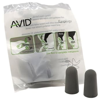 Image for Avid Products Foam Earplugs In Polybag, Case Of 200 from HD Supply