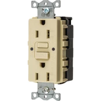 Image for Hubbell® 15 Amp 125 Volt Commercial Self-Test Tamper-Resistant Gfci Receptacle (Ivory) from HD Supply