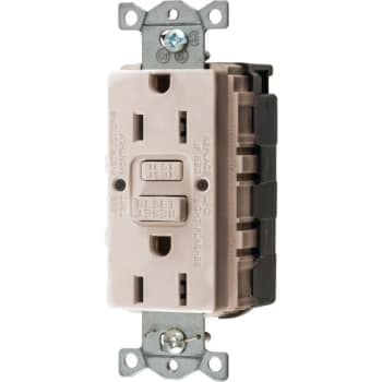 Image for Hubbell® Snapconnect 15 Amp 125 Volt Commercial Tamper-Resistant Self-Test Gfci Receptacle (Light Almond) from HD Supply
