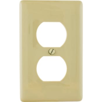 Image for Hubbell 1-Gang Duplex Wall Plate (4-Pack) from HD Supply
