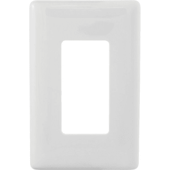 Image for Hubbell 1-Gang Snap-On Decorator Switch Plate from HD Supply