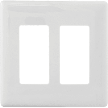 Image for Hubbell 2-Gang Snap-On Switch Plate (Light Almond) from HD Supply