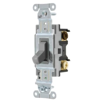 Image for Hubbell 20 Amp 120/277 VAC 2-Position Toggle Switch (Gray) from HD Supply