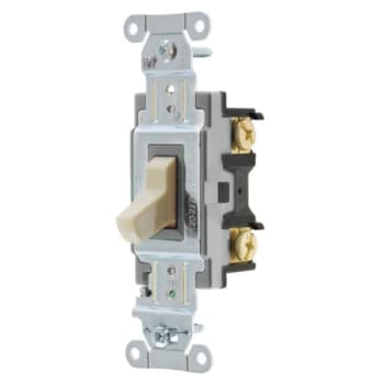 Image for Hubbell-Pro 20 Amp-Pro  2-Pole Toggle Switch (Ivory) from HD Supply