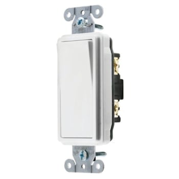 Image for Hubbell-Pro 20 Amp 120/277 Vac 2-Position 4-Way Decorator Switch (White) from HD Supply