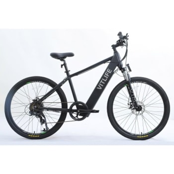 Image for Vitlife 27.5" Mountain Ebike Men's Hardtail Black from HD Supply