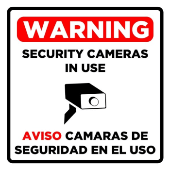 Single Source U.s. 12x12 Security Sign Notice