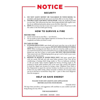 Image for Single Source U.s. Safety Securty Card Pack Of 100 from HD Supply