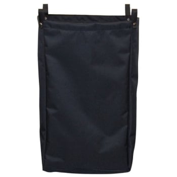 Image for Royal Basket Trucks Housekeeping Bag, Black, Full Size, With Zipper from HD Supply