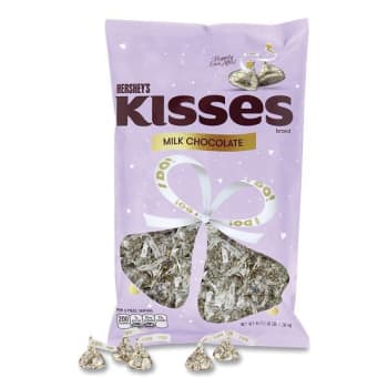 Hershey's Kisses Wedding "i Do" Milk Chocolates, Gold Wrappers/silver Hearts