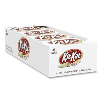 Image for Kit Kat Wafer Bar With White Creme, 1.5 Oz Bar, 24 Bars/box from HD Supply