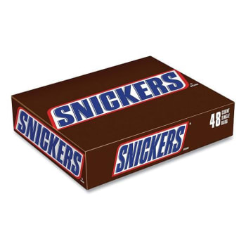 Image for Snickers Original Candy Bar, Full Size, 1.86 Oz Bar, 48 Bars/Box from HD Supply