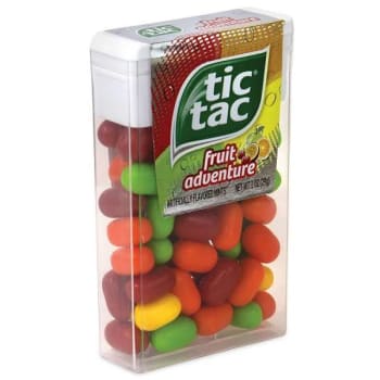 Image for Tic Tac Fruit Adventure Mints, 1 Oz Flip-Top Dispenser, 12/pack from HD Supply