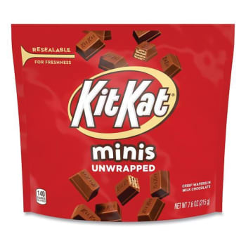 Image for Kit Kat Minis Unwrapped Wafer Bars, 7.6 Oz Bag, Milk Chocolate, 3/pack from HD Supply