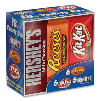 Image for Hershey's Full Size Chocolate Candy Bar Variety Pack, Assorted 1.5 Oz Bar from HD Supply