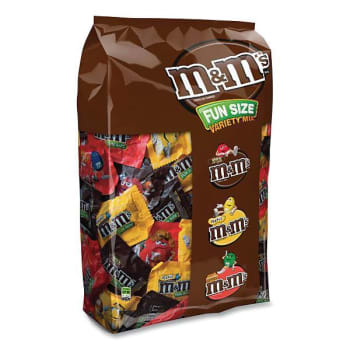 Image for M&ms Fun Size Variety Mix, 85.23 Oz Bag, 150 Packs/bag from HD Supply
