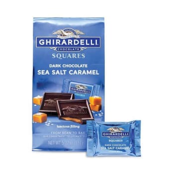 Image for Ghirardelli Dark And Sea Salt Caramel Chocolate Squares, 5.32 Oz Packs from HD Supply