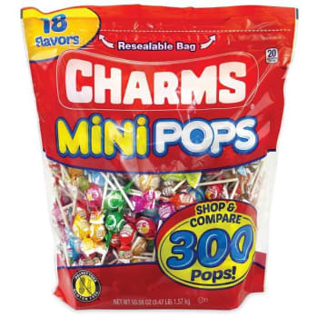 Image for Charms Mini Pops, 3.74 Lb Bag, Assorted Flavors, 300/bag from HD Supply