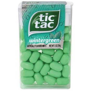 Image for Tic Tac Breath Mints, Wintergreen, 1 Oz Bottle, 12 Bottles/box from HD Supply