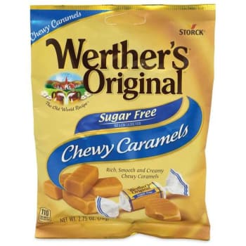 Image for Werther's Originalsugar Free Chewy Caramel Candy, 2.75 Oz Bag, 3/pack from HD Supply