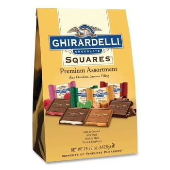 Image for Ghirardelli Premuim Assorted Dark And Milk Chocolate Squares, 15.77 Oz Bag from HD Supply